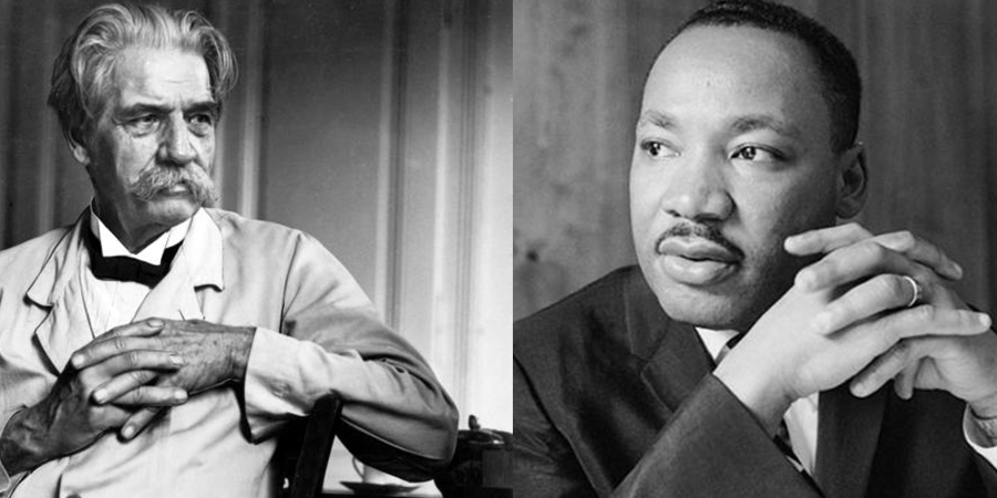 Albert Schweitzer and Martin Luther King
