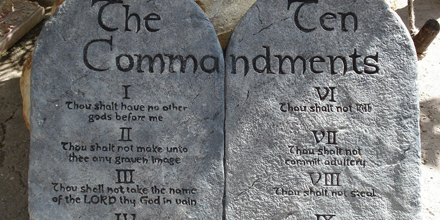 The Negative Origin of 'The Ten Commandments' Given to Moses