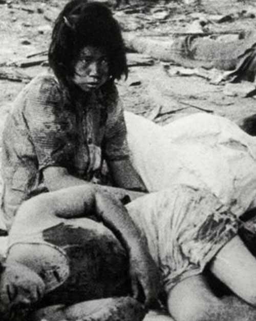 Physical and Metaphysical Effects of Nuclear Bomb on Hiroshima and Nagasaki Entities